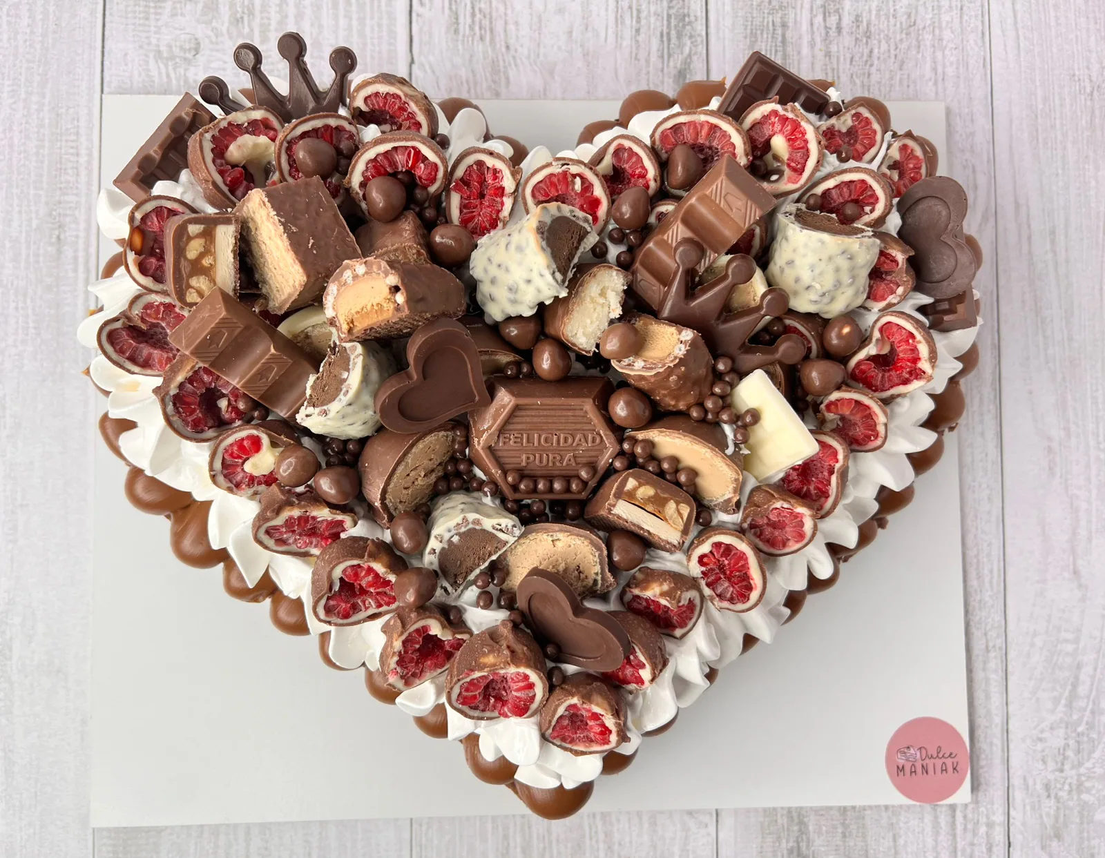 Brownie corazón