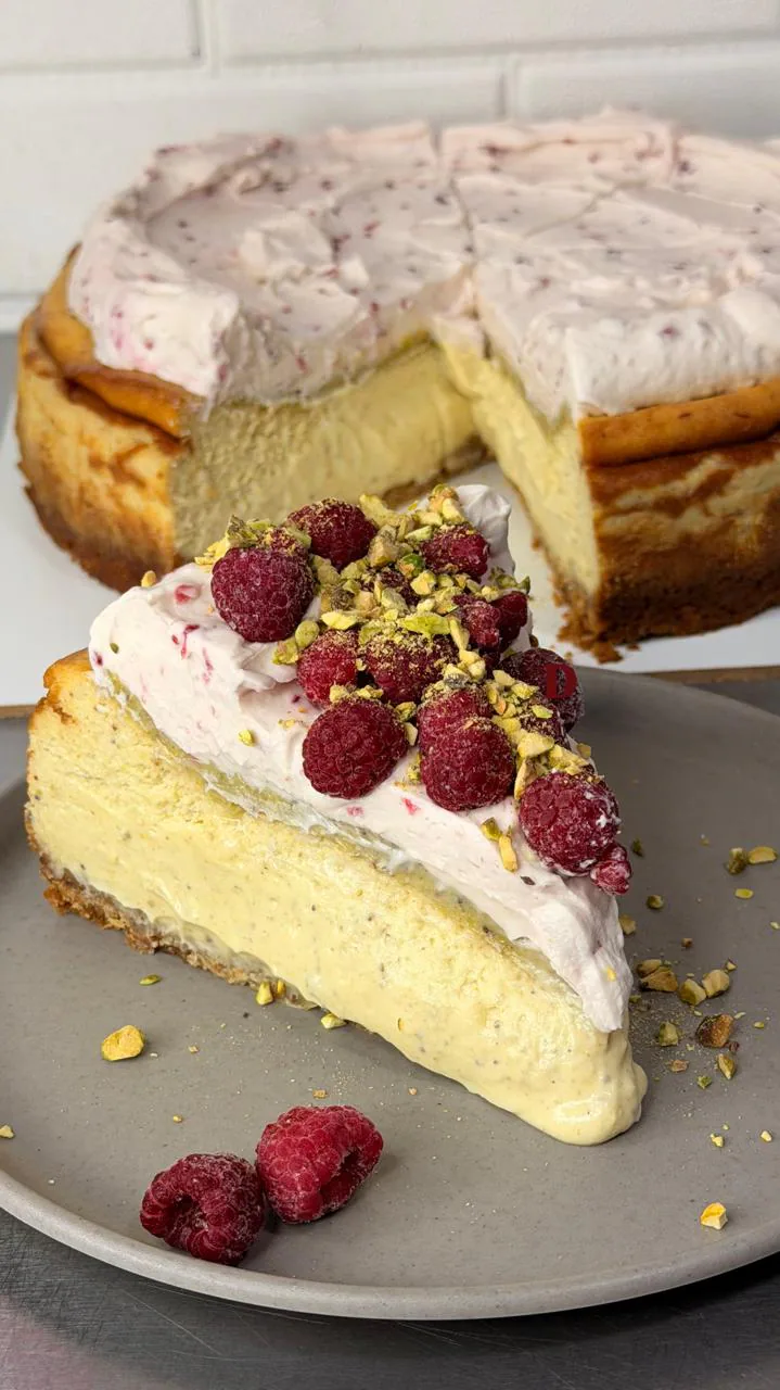 Cheesecake de pistachos